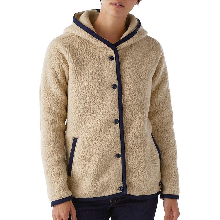 Patagonia W's Shearling Fleece Hooded Cardigan | real surf shop