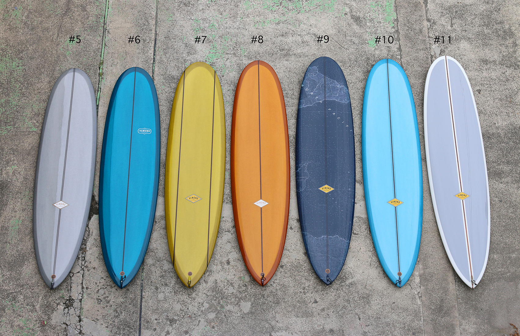 大口注文surfboards hawaii スリーストリンガーロングボード9.2 9.2フィート～