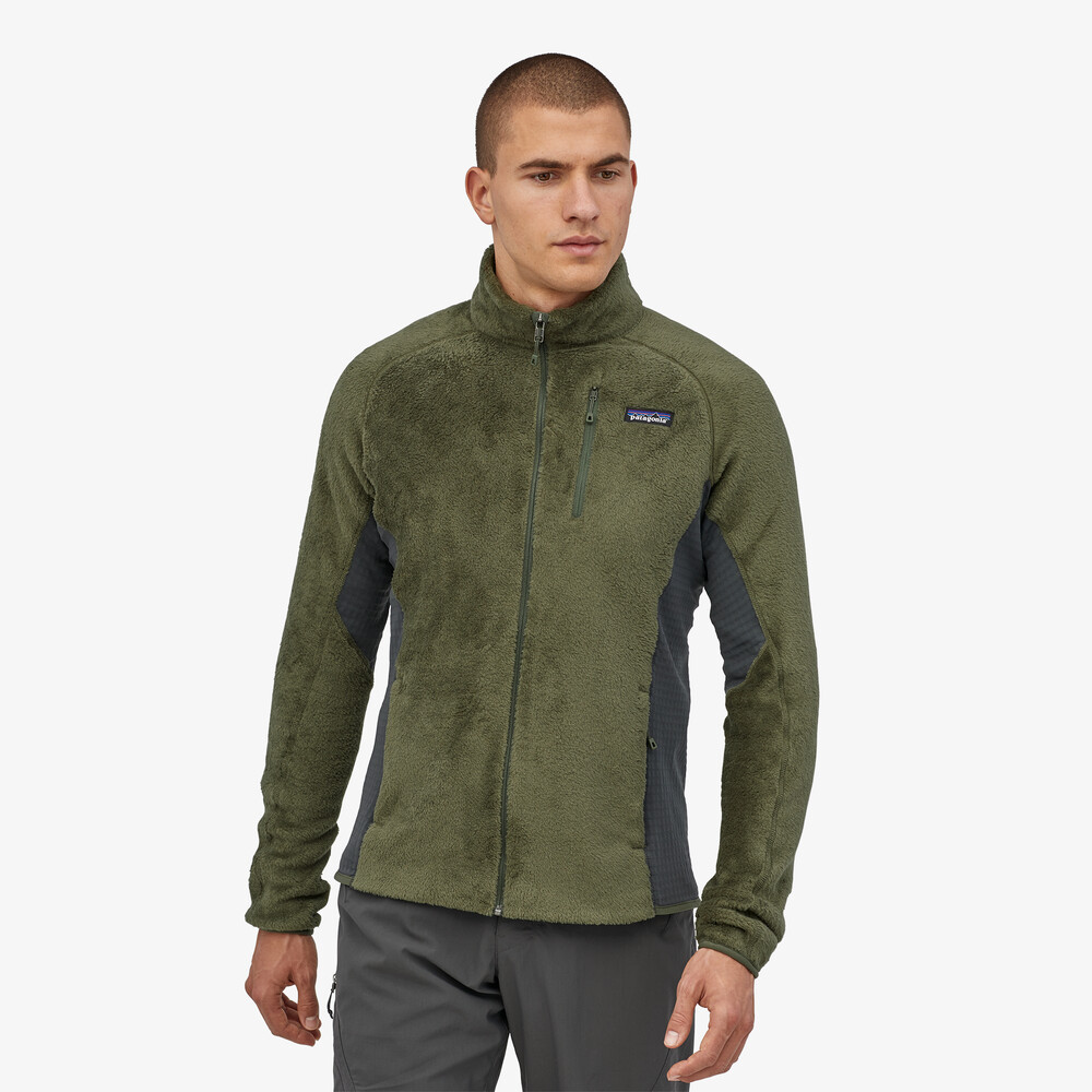 Patagonia Mens R2 Jacket – Industrial Green w/Forge Grey | real 