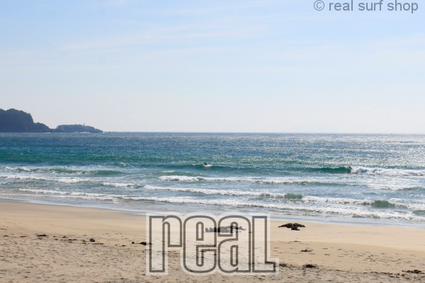 潮が引いて割れやすくなってますが … 。