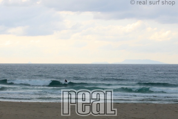 風が吹いてきてます。