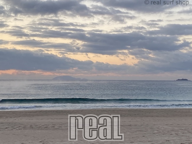 ビーチの気温1℃