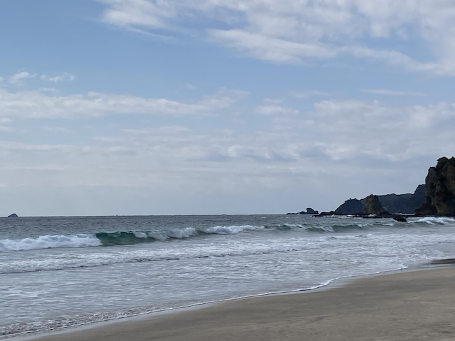 北東の風やや強し